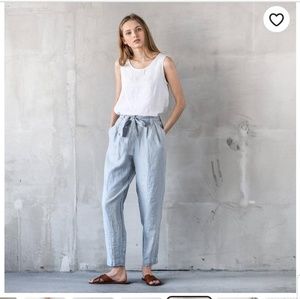 Not perfect linen boyfriend pant